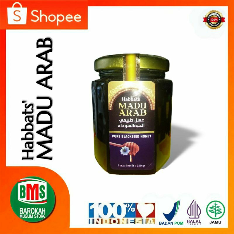 

Madu Arab Habbats Pure Blackseed Honey 250Gr