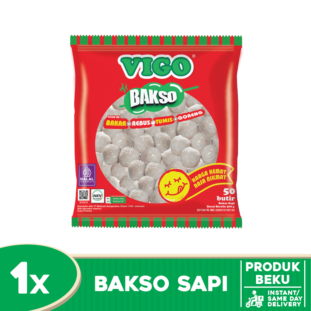 

VIGO Bakso Daging Sapi 50pcs