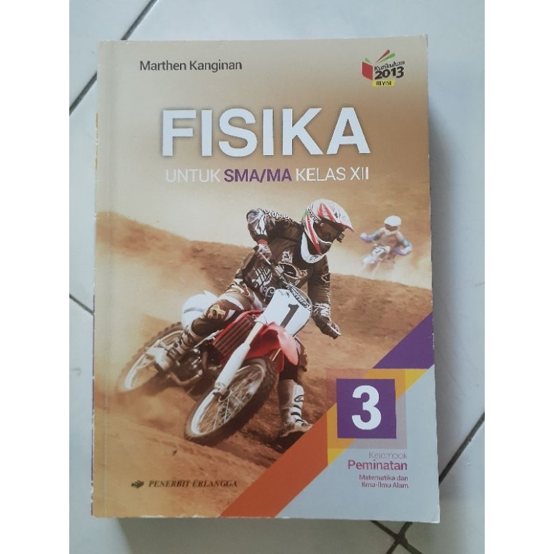 buku fisika sma kelas 12 erlangga bekas