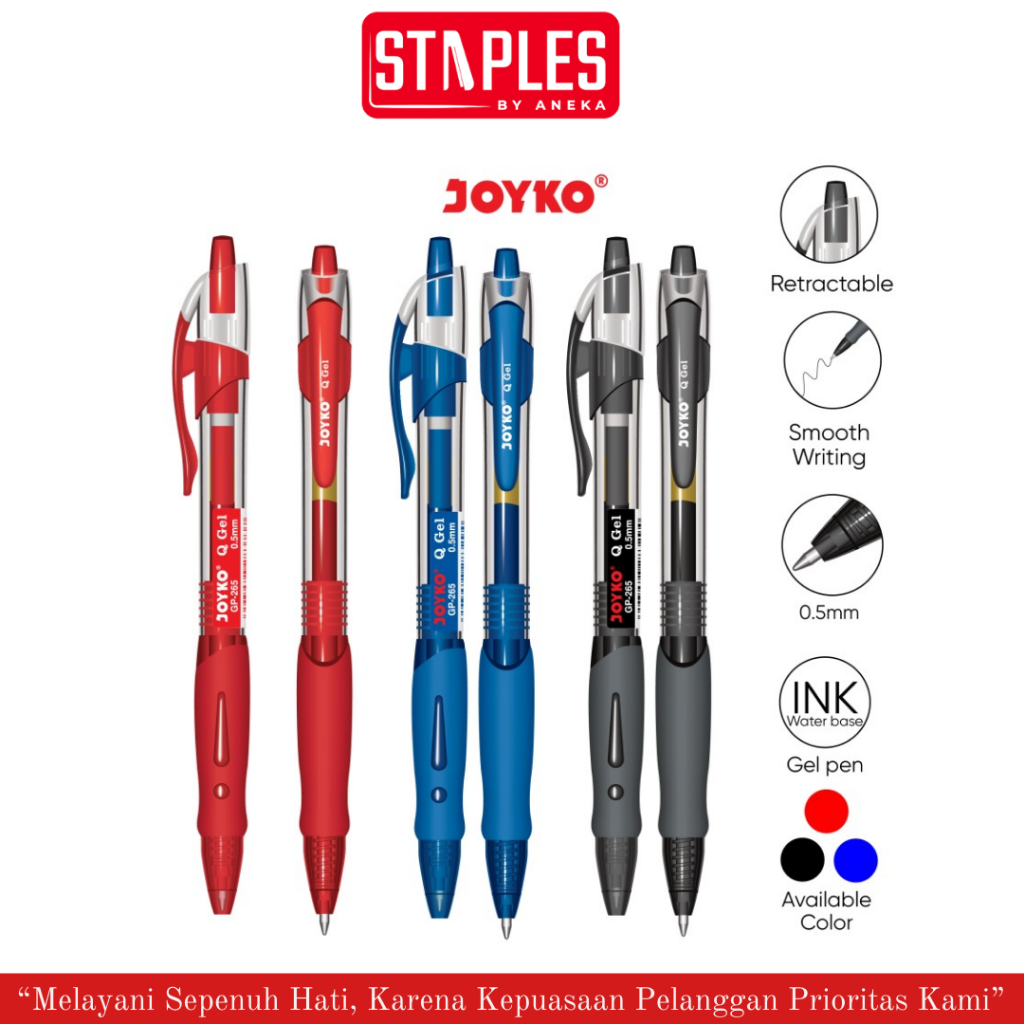 

Joyko Gel Pen GP-265 / Pulpen Gel / Pena Gel