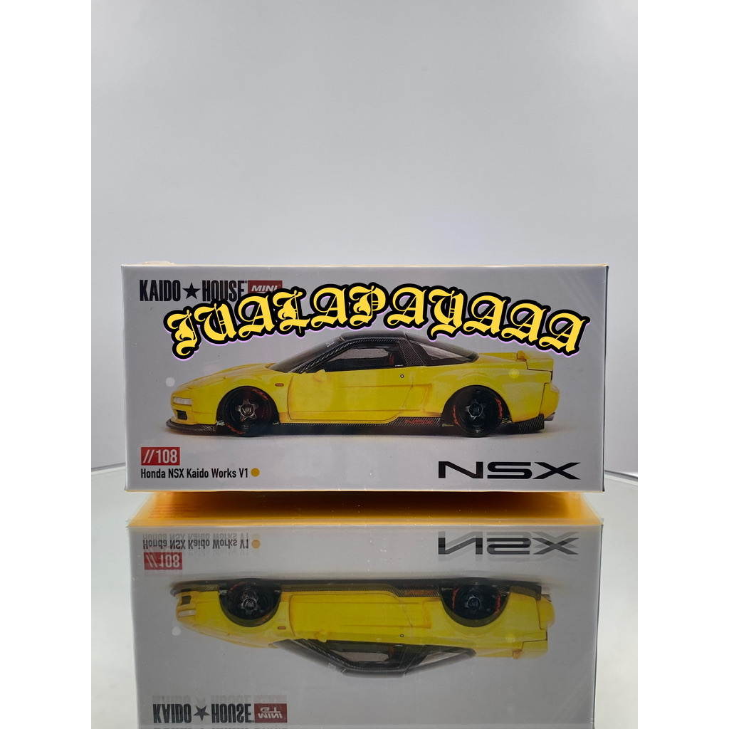 MINI GT KAIDO HOUSE HONDA NSX YELLOW 108 MINI GT X KAIDO HOUSE 108 HONDA NSX YELLOW MINI GT KAIDO HO