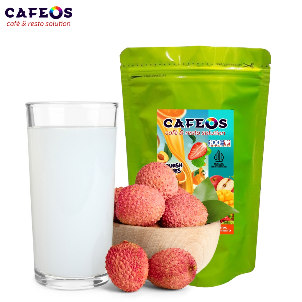 

[Cafeos.id] Bubuk Minuman Rasa Squash 2IN1 500 gram Serbuk Leci Apel Mangga Strawberry Peach Orange