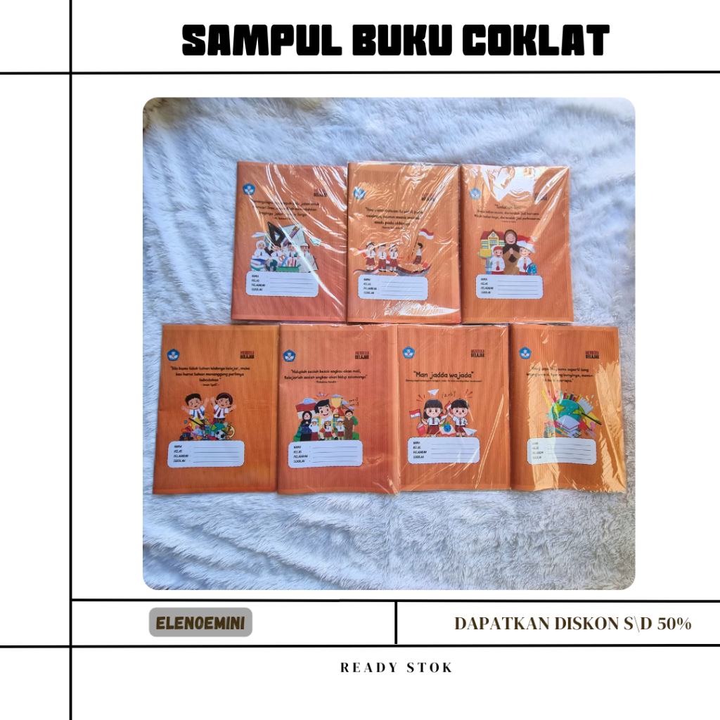 

✨ Sampul Buku Coklat Fancy Membuat Buku Tulis Lebih Rapi | Sampul Buku Coklat Baguss Termurah