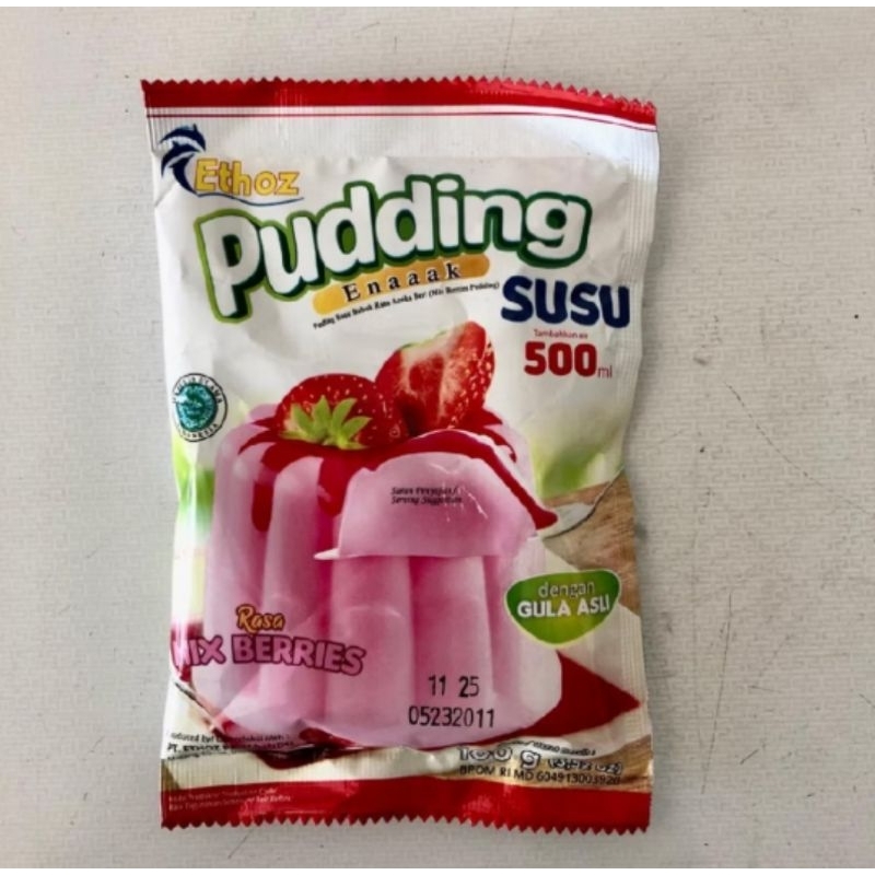 

Ethoz Pudding Aneka Rasa 100gr x 6 pcs