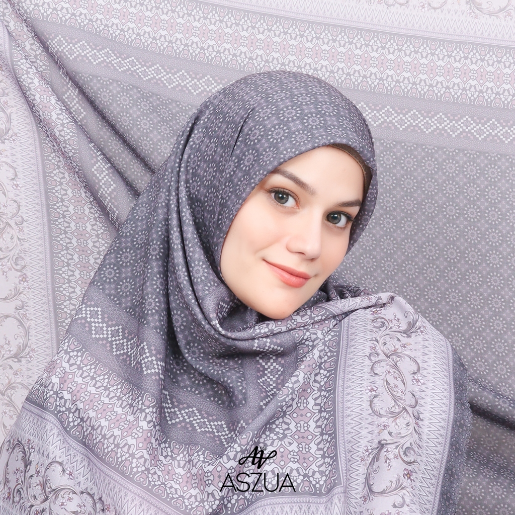 ASZUA - Scarf Aisyah Hijab Square Premium by Alsyahra Exclusive