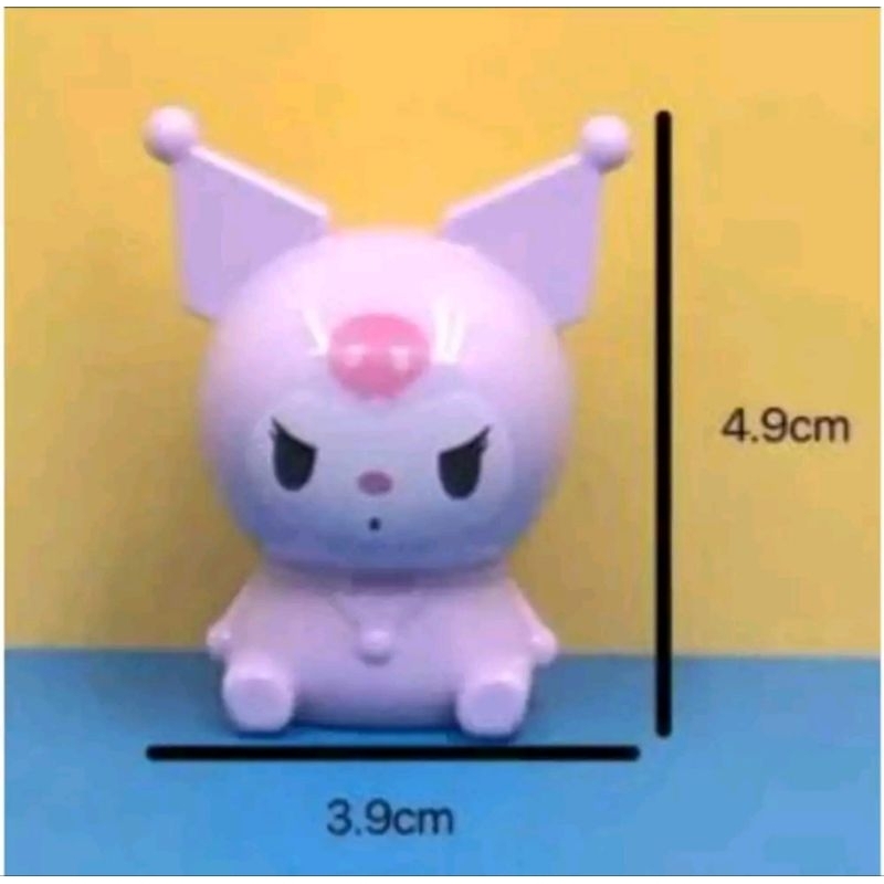 

Rautan Pensil Karakter Sanrio/ Serutan Orotan Pensil3D Sanrio/ Rautan Toples Motif Cinnamorol Kuromi