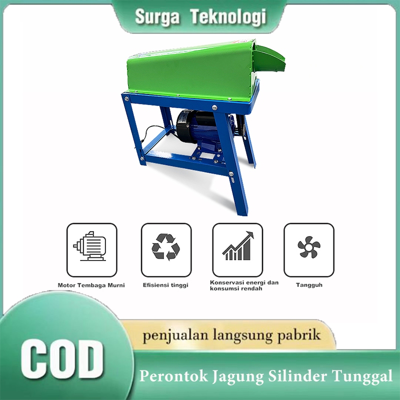 【COD】Perontok Jagung Kecil/Perontok Jagung Silinder Tunggal/Mesin perontok jagung