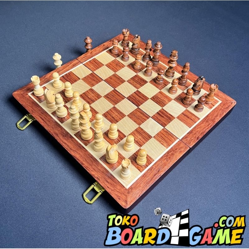 Superior Magnetic Chess - Papan Catur Kayu Magnet Premium Quality