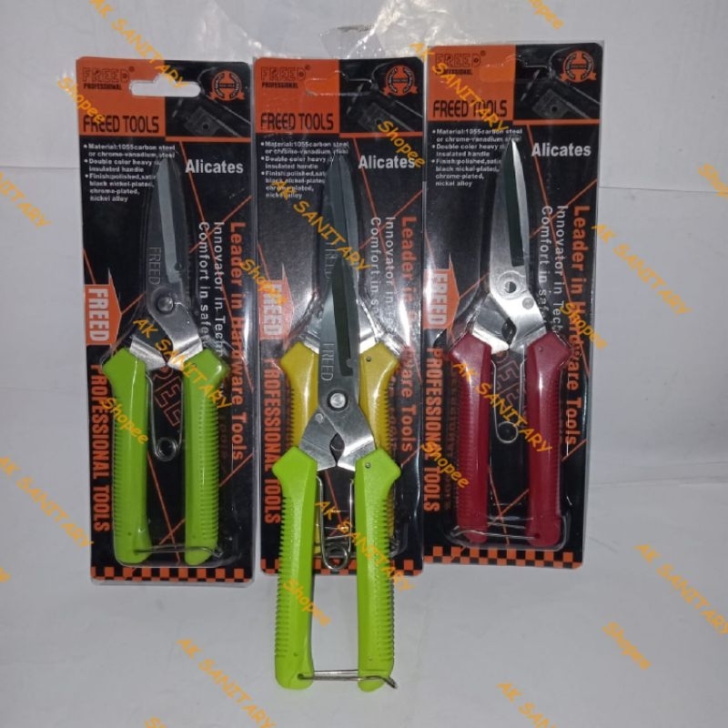 FREED Gunting Dahan Lurus / Gunting Korea Lurus Seng Ranting Tanaman