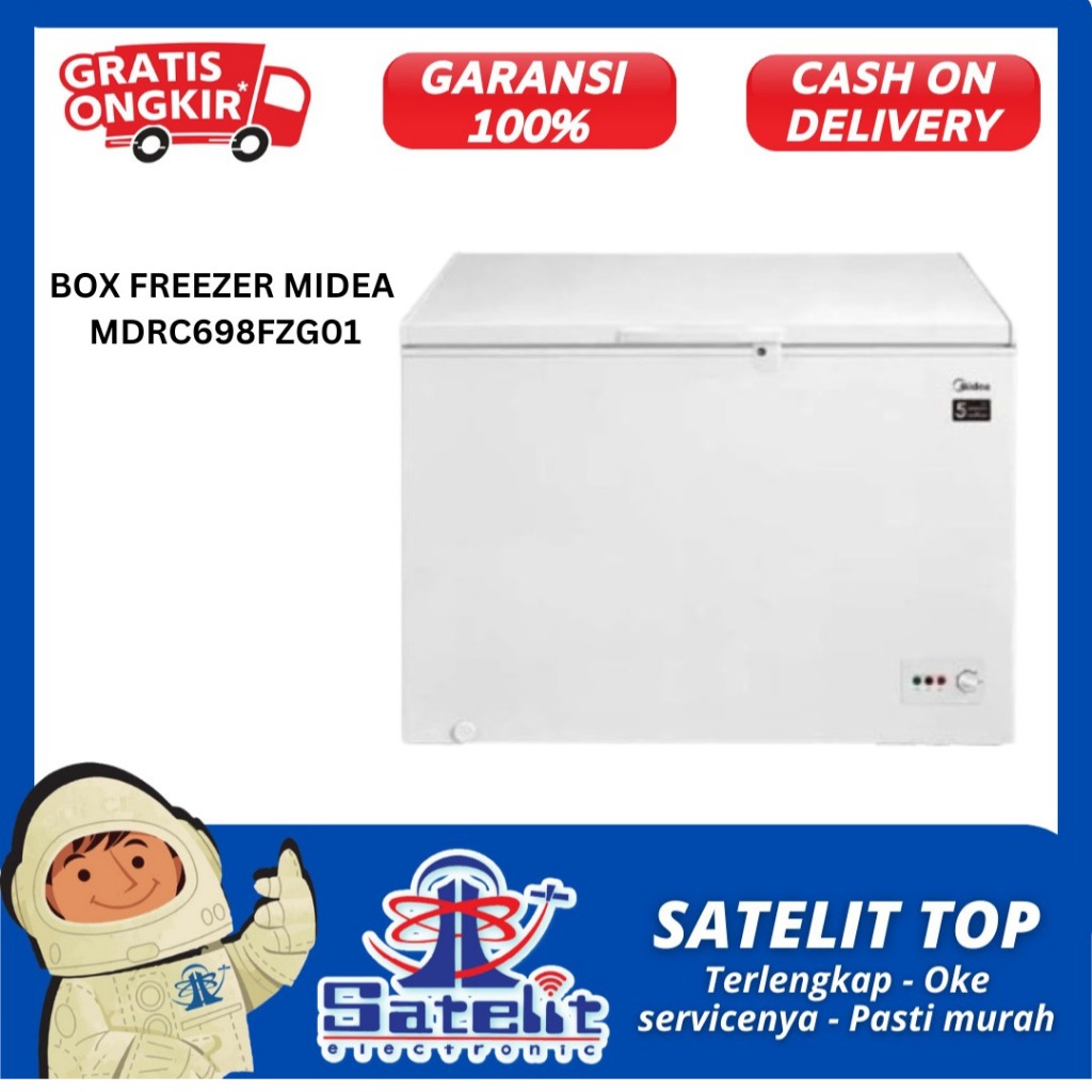 FREEZER BOX SLIDING / CHEST FREEZER / FREEZER MIDEA MDRC698FZG01