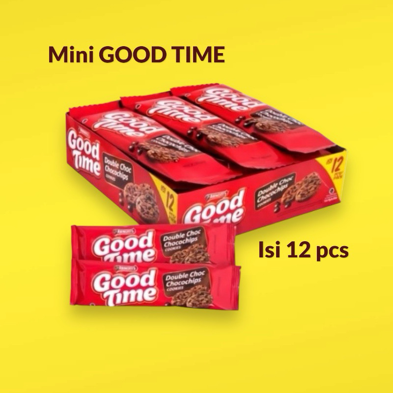 

MINI GOOD TIME DOUBLE CHOCO ISI 12 PCS
