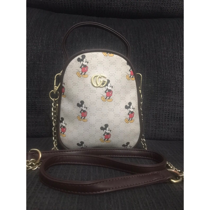 preloved mini bag ala gucci mickey mouse