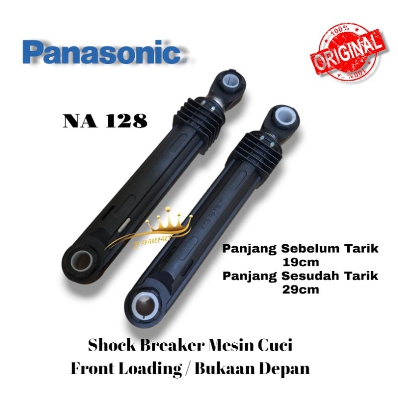 PANASONIC Na 128 ShockBreaker Mesin Cuci Front Loading Bukaan Depan QUALITY