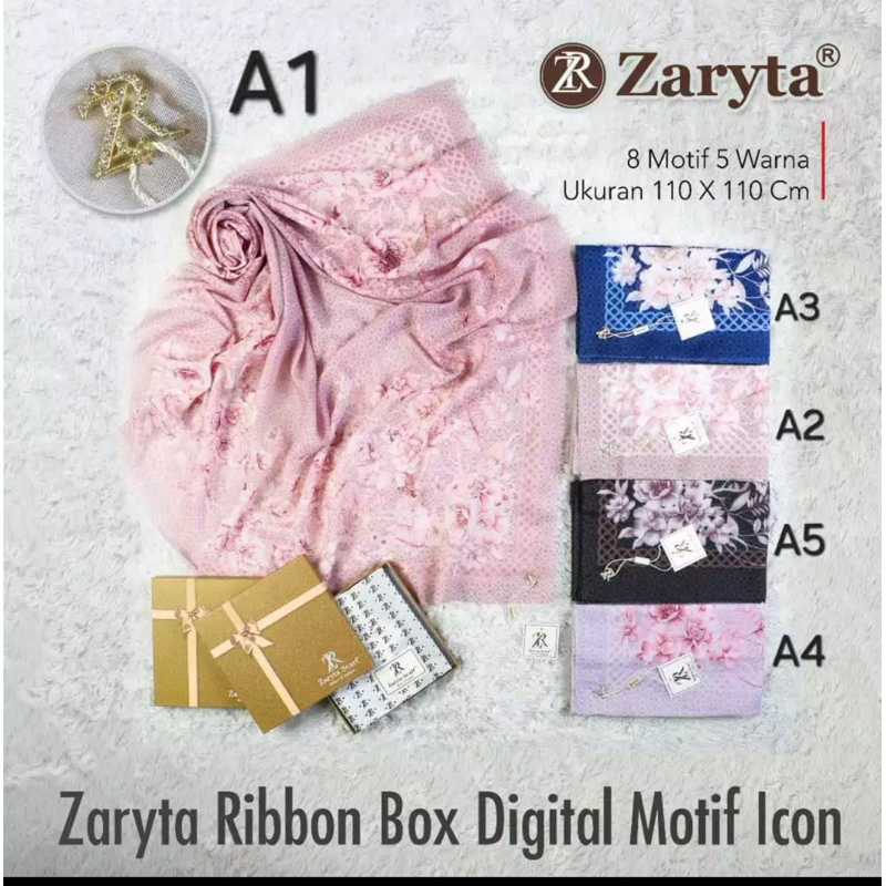 ZARYTA SCARVES | SCARF WITH BOX | motif