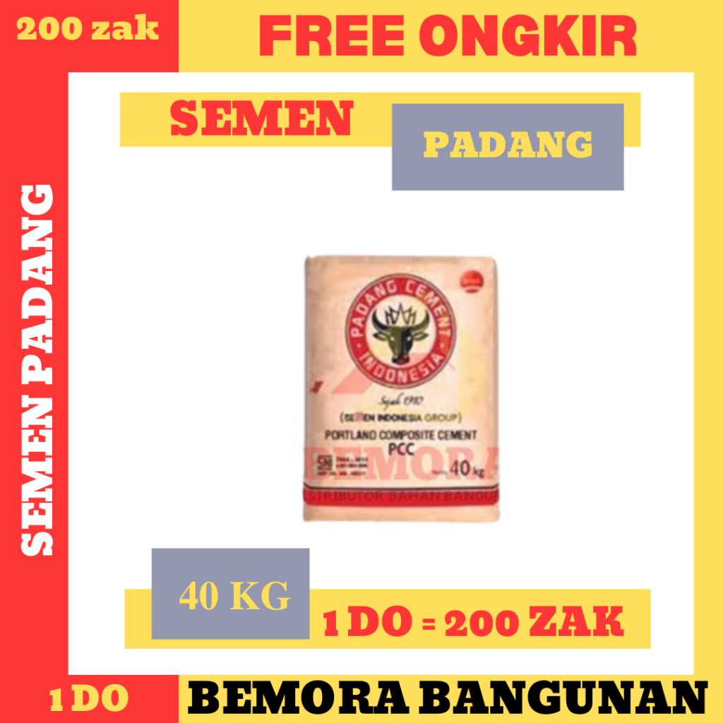 Semen padang 40 & 50 kg (Ongkir jabodetabek gratis) (Harga Grosir)
