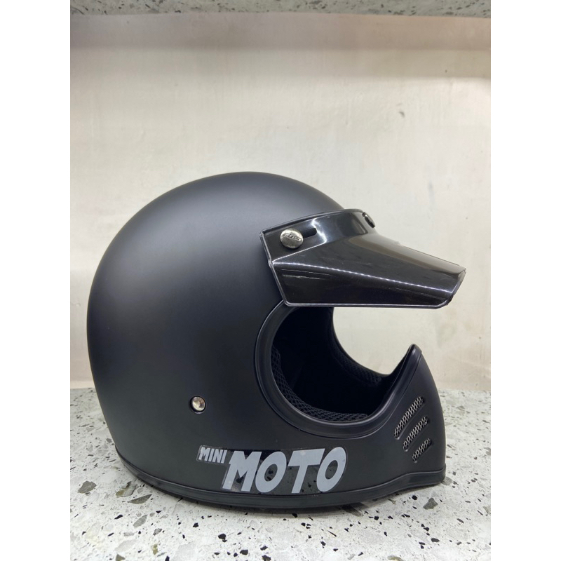 HELM CAKIL FINO MINI MOTO SOLID