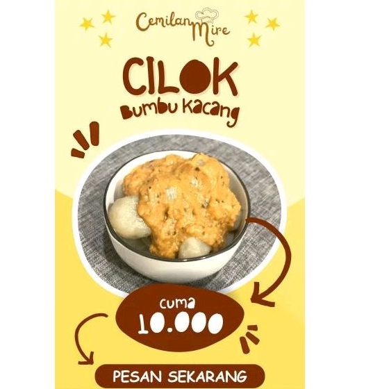 

Cemilan Mire | Cilok Bumbu Kacang Isi 12 | JABODETABEK | WAJIB BACA DESKRIPSI