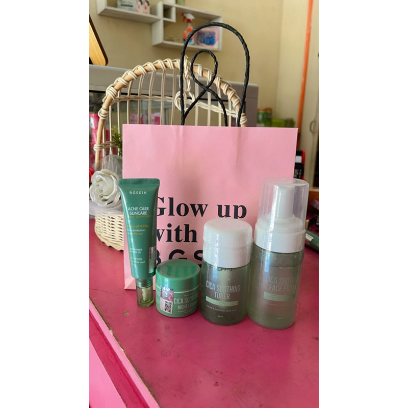 SKIN CARE BRIGHTENING ACNE CREAM BG SKIN BEAUTY GLOW