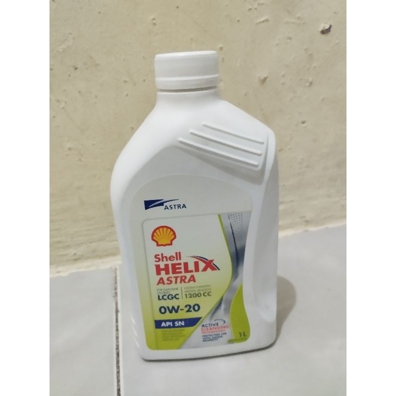 Astra Shell Helix LCGC SAE 0w-20 API SN 1L ORIGINAL