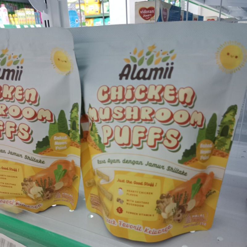 

Alami chicken mushroom puffs