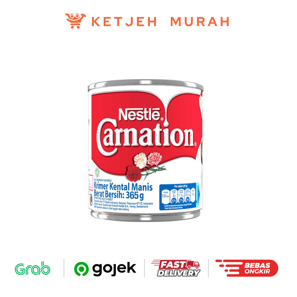 

Susu Kental Manis SKM Carnation Nestle 370 Gram