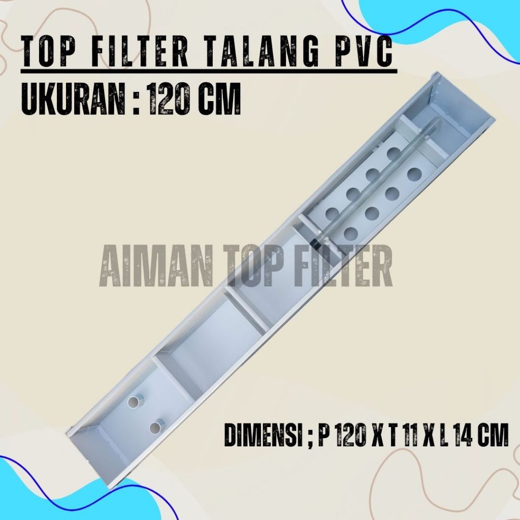 FILTER TALANG 120 CM, FILTER TALANG AKUARIUM PVC