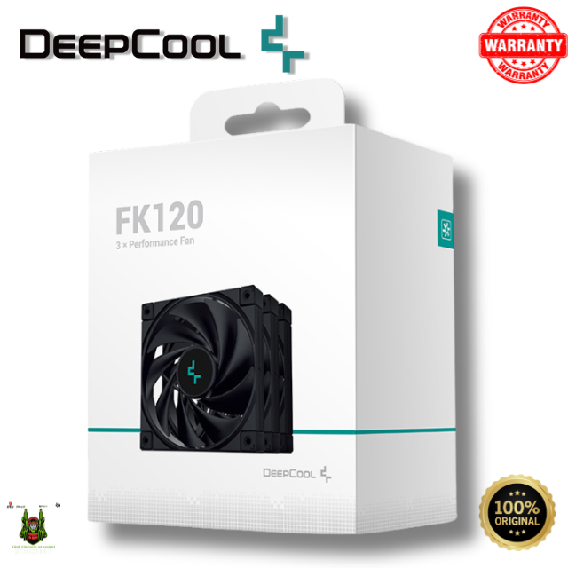 Deepcool FK 120 FK120 | 3 in 1 pack | PWM Fan Case Black