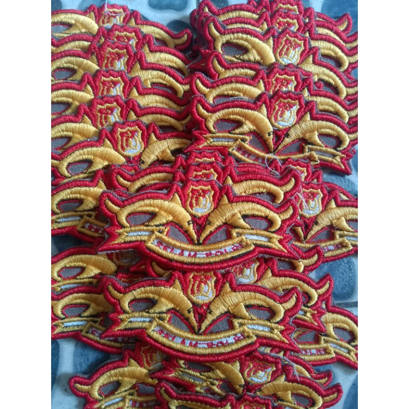 Brevet bordir logo selam polri