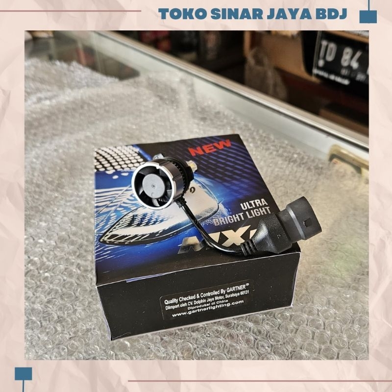 [SJ] GARTNER LAMPU LED MXIS H4, H1, H7, H11, H16, 9005, 9006