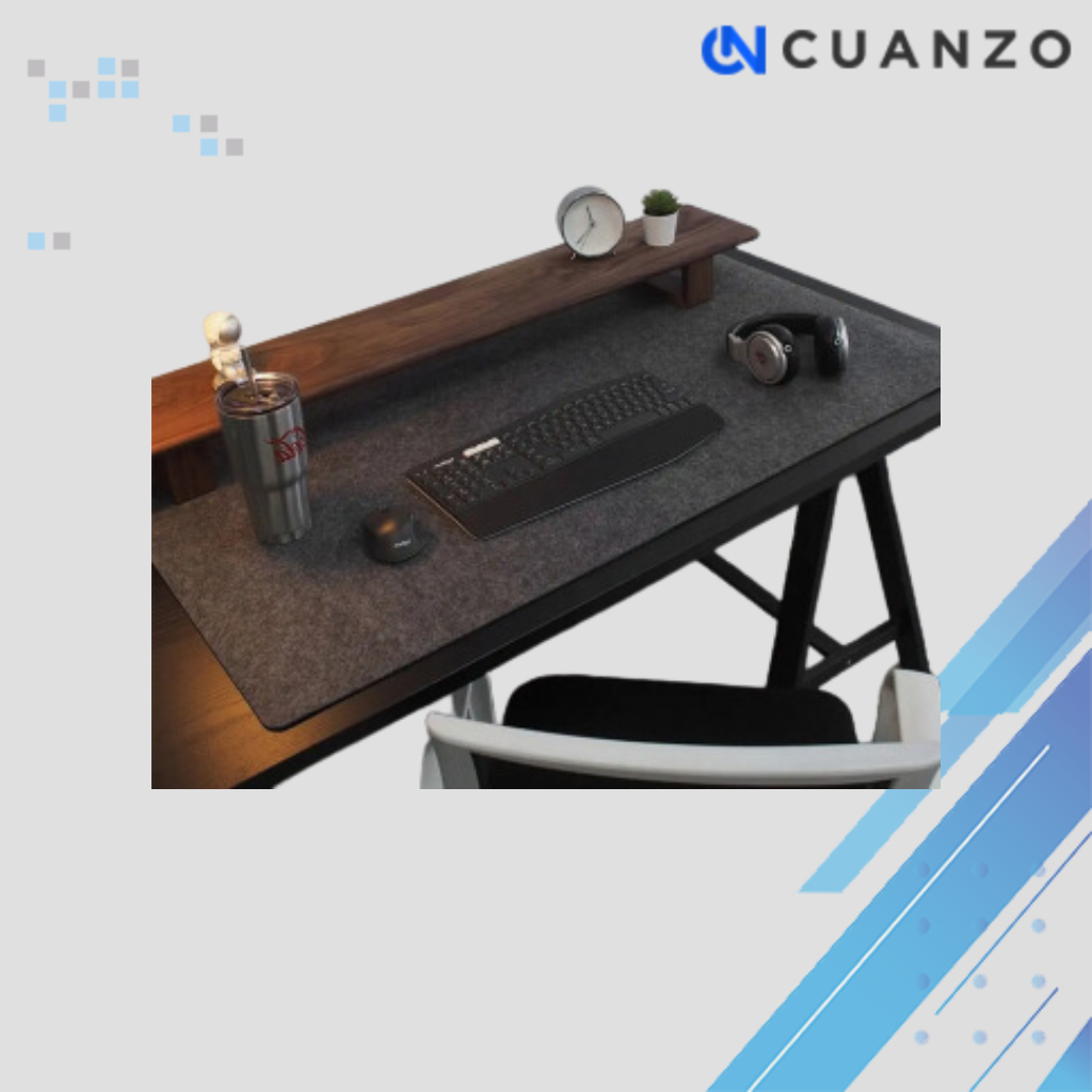 Mouse Pad XL Anti Slip Felt Desk Mat/Alas Keyboard Mousepad Gaming Lebar Besar Minimalis Meja Komput