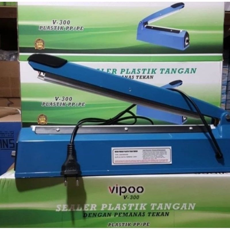 Impulse Plastic Sealer / Mesin Press Perekat Plastik / Vipoo V-300