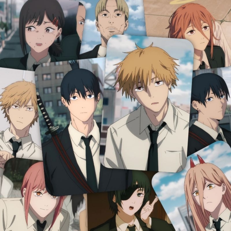 Anime Photocard Chainsaw Man チェンソーマン (Denji Aki Power)