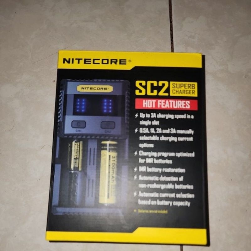 charger nitecore SC2 second