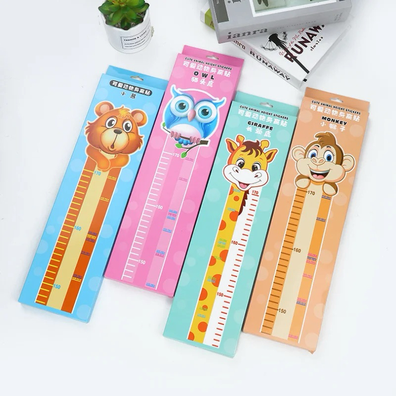 

STICKER PENGUKUR METERAN PENGUKUR TINGGI ANAK KARAKTER SIAP TEMPEL MOTIF LUCU
