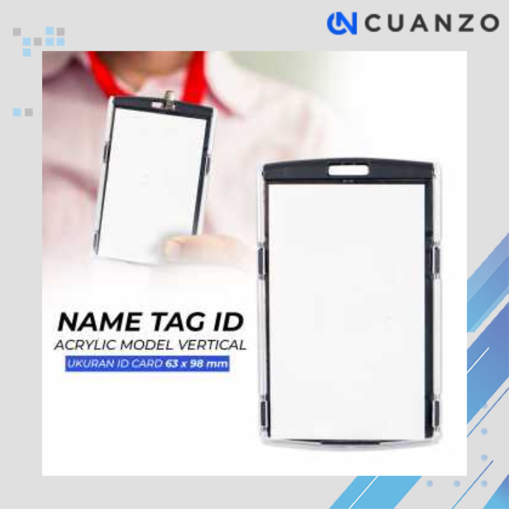 

Name Tag ID Acrylic Model Vertical / Holder Acrylic Name Tag ID Name Card Kartu Pengenal Model Vertical / Tempat Kartu Id Akrilik Tidak Mudah Rusak Awet Murah / Name Tag Kerja Kantoran Kuliah Sekolah Ujian Murah Original
