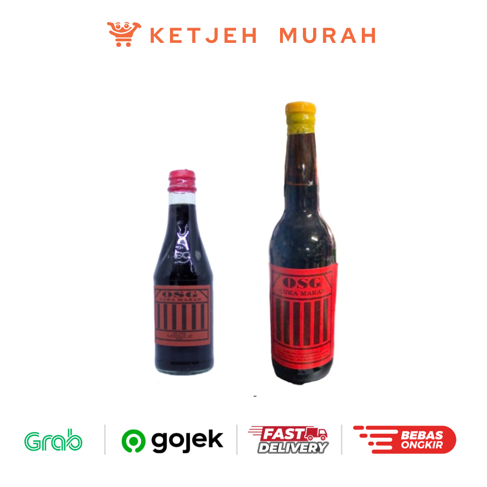 

Cuka Makan Hitam / Cuka Hitam Bagan Merk OSG Besar 600 ML / Kecil 340 ML