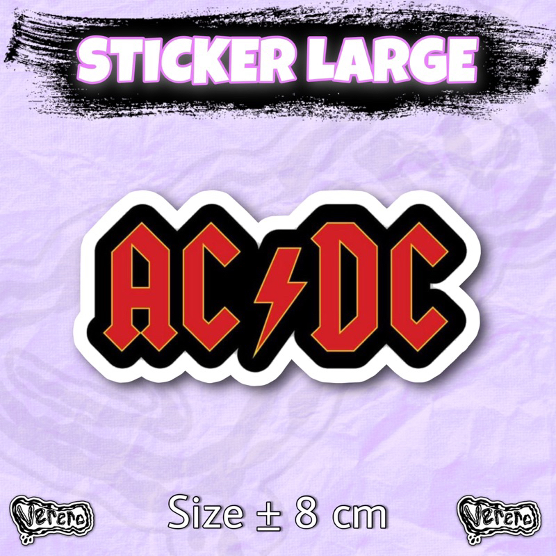 

Sticker AC/DC Band Large Laptop Helm Tumbler Vinyl Waterproof