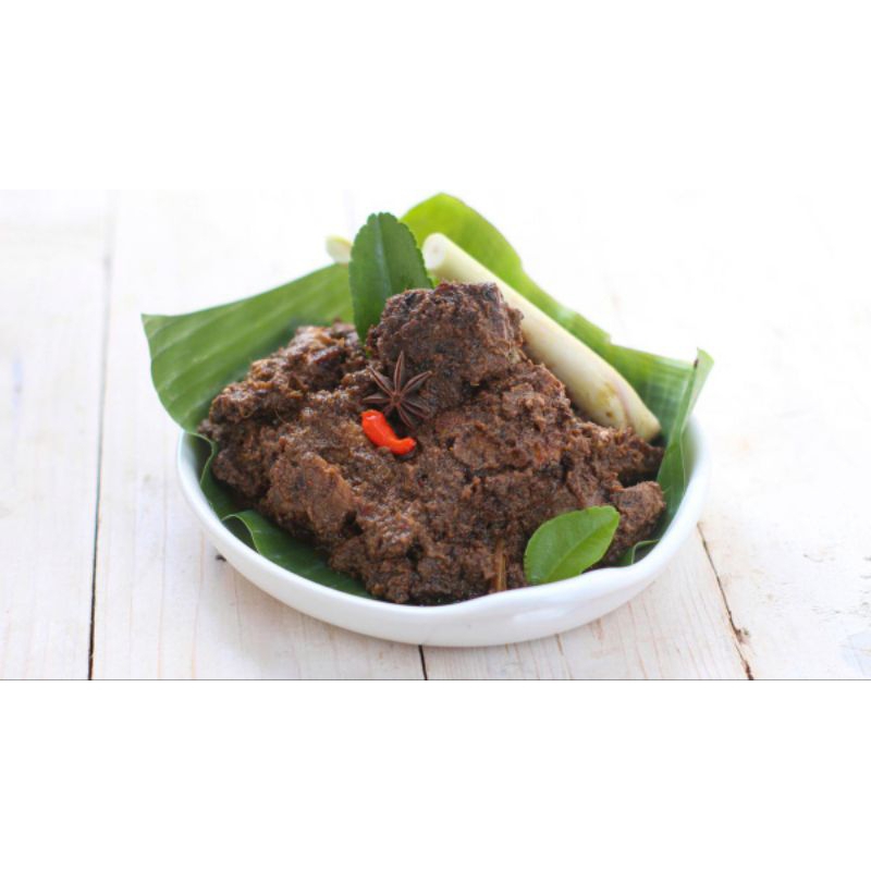 

RENDANG DAGING ASLI KHAS PADANG | RENDANG DAGING PADANG BUMBU HITAM 270GRAM