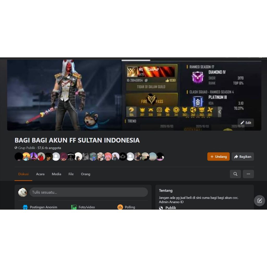 Grup Facebook Game Publik 57K+ Member Aktif