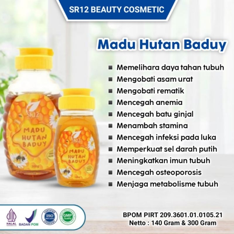 

Madu Hutan Baduy SR12 / Madu 100 % Murni Alami Untuk Kesehatan Daya Tahan Tubuh / Imun Booster / Cegah Virus