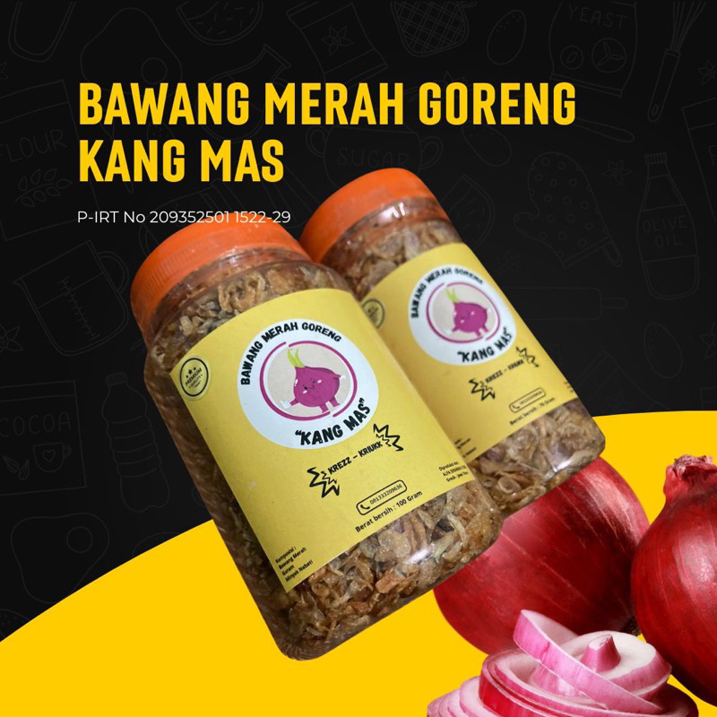 

Bawang Merah Goreng KANG MAS ~ 100 Gram