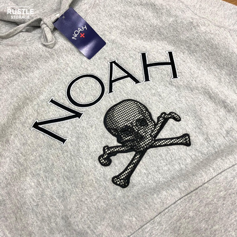 NOAH Clothing Jolly Roger Embroidery Hoodie Misty
