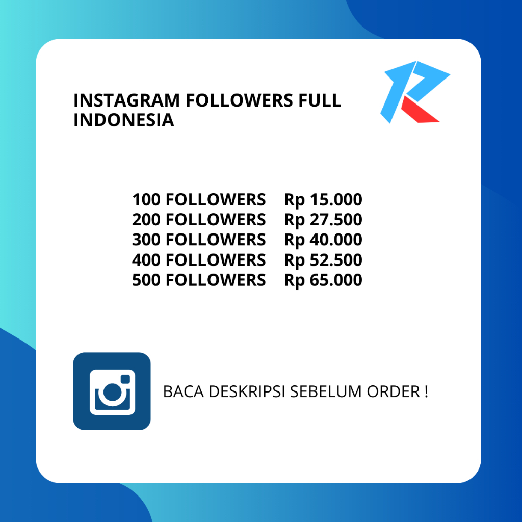 Followers Ig Indonesia Followers INSTAGRAM Bergaransi Proses Cepat