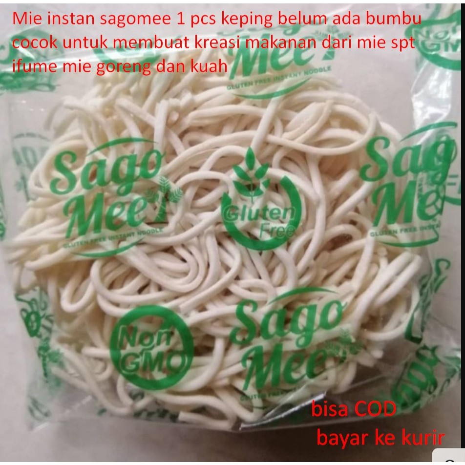 

Mie instan sagomee 1 pcs keping belum ada bumbu cocok untuk membuat kreasi makanan dari mie spt ifume mie goreng dan kuah