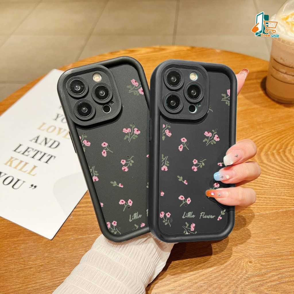 SS906 Case Aesthetic Flower Casing Hp Untuk INFINIX S4 SMART HD HOT 5 6 7 8 10 10I 10S 11 11S 20S 8I