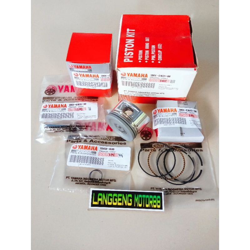 PISTON KIT STD YAMAHA MIO SPORTY/MIO SMILE/MIO SOUL KARBU/FINO/NUVO/ORI