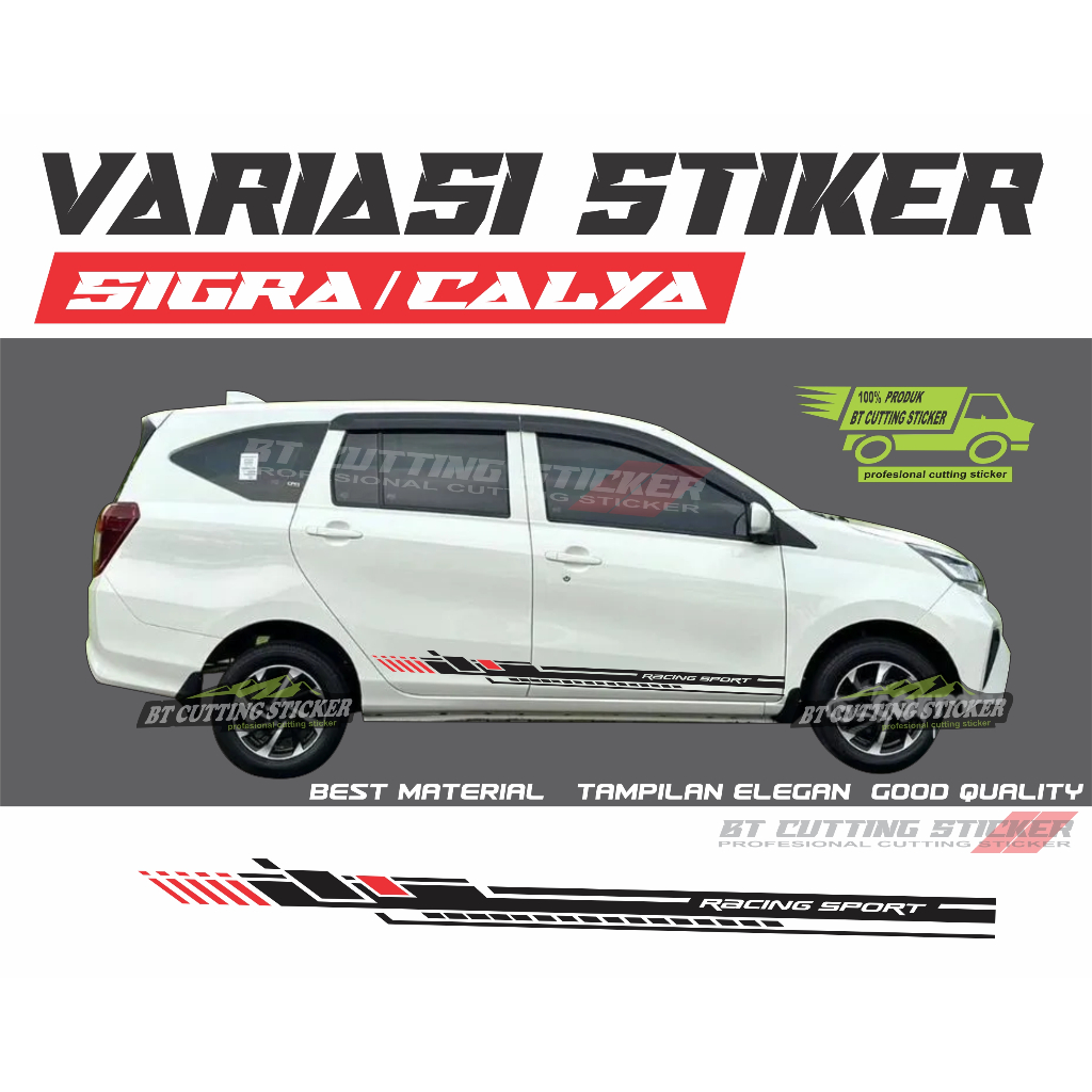 SG4 Stiker sigra striping mobil sigra stiker mobil sigra stiker calya stiker mobil calya sigra