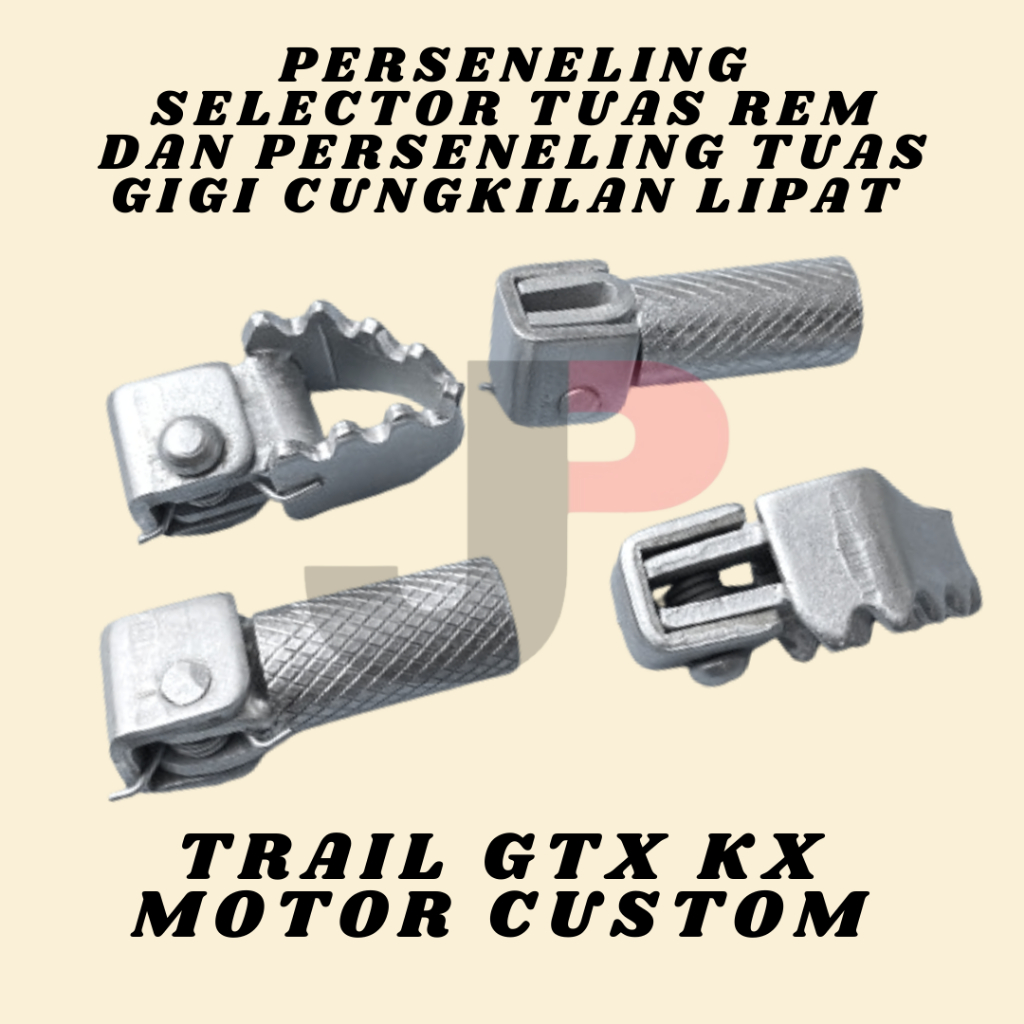 Perseneling Selector Tuas Rem dan Perseneling Tuas Gigi Cungkilan Lipat Trail Gtx Kx Motor Cuatom