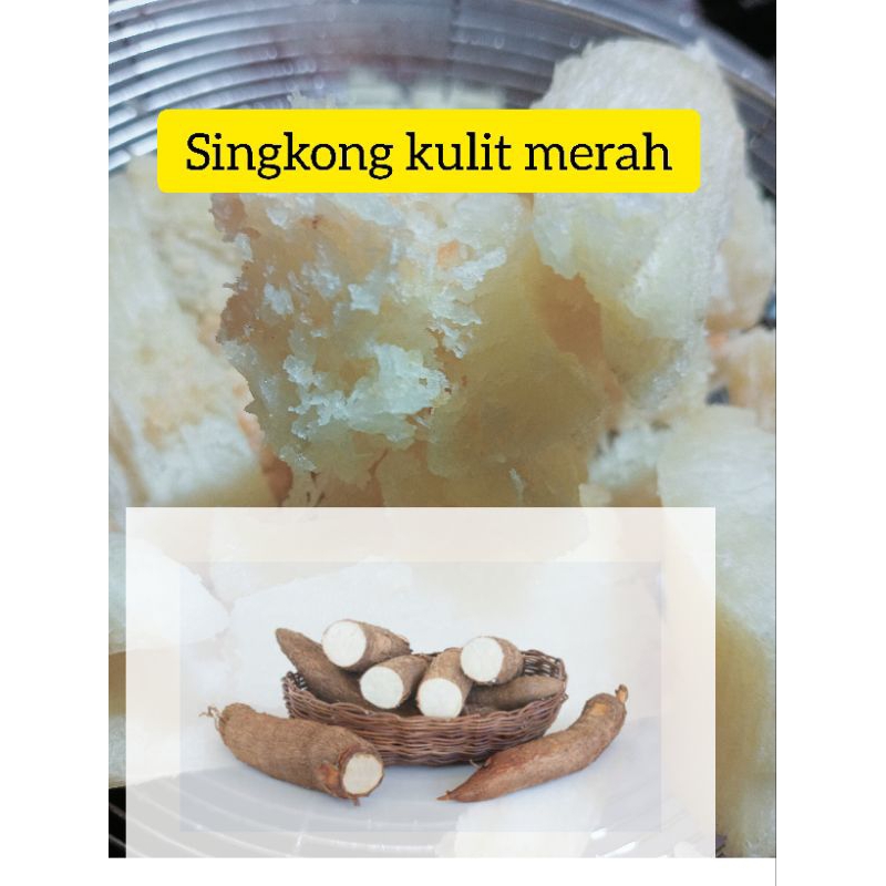 

singkong kulit merah 1kg