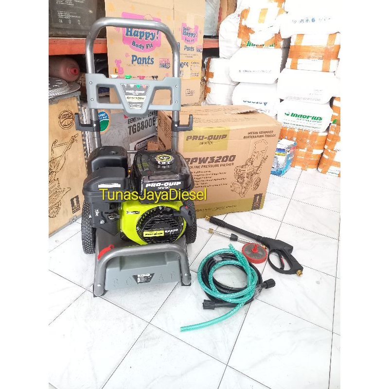 Jet Cleaner Gasoline // Steam Bensin 230Bar High Pressure Washer PRO-QUIP RPW 3200